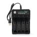 YIMIAO Universal Smart Rechargeable Li-ion Battery Charger for 18650 18500 16340 14500