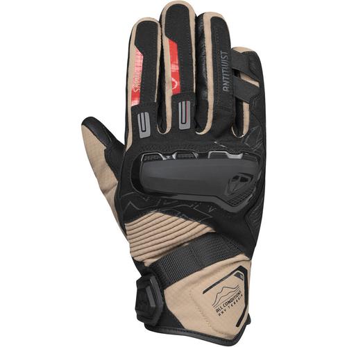 Ixon MS Skeid Motorradhandschuhe, schwarz-beige, Größe 2XL