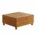 Barton Outdoor Natural Eucalyptus Wood Coffee Table with Lift Top Storage