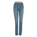 Joe's Jeans Jeans - Low Rise Skinny Leg Denim: Blue Bottoms - Women's Size 26 - Medium Wash