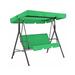 Jygee Swing Chair Cover Outdoor Garden Patio Swing Chair Seat and Top Cover Sunshade Canopy Green