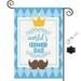 Fathers Day Gift Garden Flag Flag Double-Sided Display 2 Layer Linen for Garden and Home Decorations(#A203)