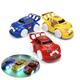 LNGOOR 1 piece Electric Light Car Toy Car (LED Light + Music) Electronic Engineering Car Toys Vehicles Toys for Children(Random Color Shipment)