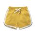 Girls Shorts Boys Cotton Active Sleeping for Big Boy S Summer Beach Sports Bike Shorts Yellow 150 9Y-10Y