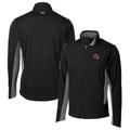 Men's Cutter & Buck Black Kansas City Chiefs Helmet Navigate Softshell Full-Zip Jacket