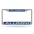 Rico Industries College Villanova Alumni 12 x 6 Laser Cut Chrome Frame - Car/Truck/SUV Automobile Accessory