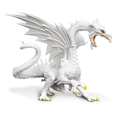 Safari Ltd Glow-in-the-Dark Snow Dragon Toy Figure