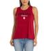 Women's Crimson Indiana Hoosiers Hannah High Neck Tank Top