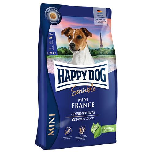 2x 4kg Sensible Mini France Happy Dog Hundefutter trocken