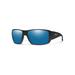 Smith Optics Guide's Choice XL Sunglasses Matte Black Frame ChromaPop Glass Polarized Blue Mirror Lens 20444800363QG