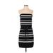 White House Black Market Casual Dress - Mini: Black Print Dresses - Women's Size X-Small