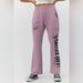 Free People Pants & Jumpsuits | Daydreamer Authenticity Kick Flare Sweatpants Size Xs $88 | Color: Black/Purple | Size: Various