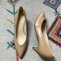 Nine West Shoes | Nine West Kitten Heel Pumps | Color: Cream | Size: 10