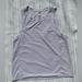 Lululemon Athletica Tops | Lululemon Tank Top White Sz 4 Mesh Back Muscle Top Activewear Women’s | Color: White | Size: 4