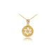 Men's Cutout Star of David Necklace in 9ct Gold