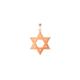 Men's Star of David Necklace in 9ct Rose Gold