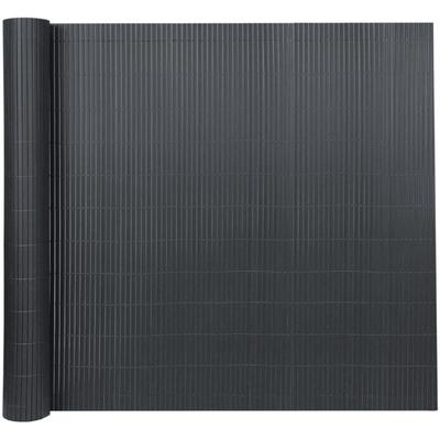 Naizy - Sichtschutzmatten pvc Sichtschutzmatte 160x300cm Sichtschutz Sichtschutzzaun Anthrazit Image