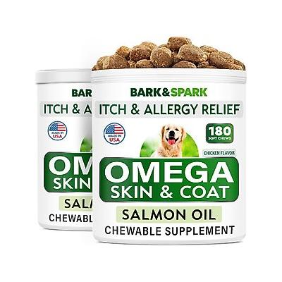 Bark&Spark Omega 3 Skin & Coat Dog Supplement, 360 count