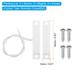 Magnetic Reed Switch, 2 Sets NC Wired Door Window Contact Switch for Home - White