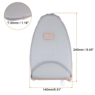 Garment Steamer Ironing Glove Waterproof Ironing Board with Finger Loop Heat - Grey