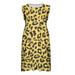 Funicet Baby Girls Summer Dresses Round Collar Sleeveless Printed Leopard Dresses Daily Vacation Casual Cute Sweet Dresses