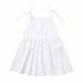 Funicet Toddler Girls Summer Slip Dresses Sleeveless Round Collar Solid Dresses with Pockets Casual Pleated Swing Dresses