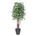 Primrue 72" Artificial Maple Tree in Pot Silk/Plastic in Gray | 72 H x 32 W x 32 D in | Wayfair BA86C7685CC84D719E90D6A3C880920E