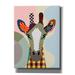 Epic Graffiti Stand Tall Giraffe by Lanre Adefioyue Canvas Wall Art 40 x54