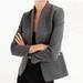 J. Crew Jackets & Coats | J. Crew | Gray Going-Out Blazer In Stretch Twill Size 4 | Color: Gray | Size: 4