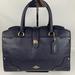 Coach Bags | Coach Mercer 30 Satchel Crossbody Shoulder Triple Compartment Bag | Color: Blue | Size: Os