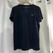 Under Armour Tops | Euc - Womens Black Under Armour V-Neck T-Shirt - Size Xl - Heat Gear - Loose Fit | Color: Black | Size: Xl