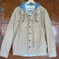 Levi's Jackets & Coats | Levi Strauss Corduroy Sherpa Lined Hooded Jacket Coat Tan Beige Men's S | Color: Tan | Size: S