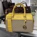 Michael Kors Bags | Michael Kors Med Duffel Travel - Leather/Coated 35s2gtfu2b Daffodil Md Duffle | Color: Gold/Yellow | Size: Medium