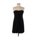 Xscape by Joanna Chen Cocktail Dress - Mini: Black Solid Dresses - Women's Size 6