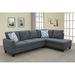 Gray/Brown Sectional - Lark Manor™ 97" Wide Right Hand Facing Sofa & Chaise Linen | Wayfair 64A4F9B1C54D49B1A6E22563AF664953