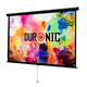 Duronic Projector Screen MPS100 /43 | Manual Projection Screen Size: 203x152cm Matt White HD Pull Down | Home Cinema School Office 4K 8K Ultra HDR 3D