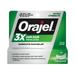 Orajel 3X Medicated Gum Pain Gel Immediate Pain Relief 0.42 oz