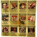 Cartes One Piece en métal doré jeu Luffy Kawaii Cosplay cartes de collection cadeau pour enfants