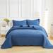 MarCielo 3 Piece Cotton Oversized Bedspread Quilt Set Tmonica