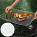 Anvazise Barbecue Mesh Disposable Outdoor Grill Topper Non-stick Vegetable Meat Grilling Net Mat Camping Picnic Grilling Liner BBQ Tool 10 pcs