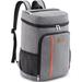 Lifewit 30-36 Cans Backpack Cooler Waterproof Insulated Soft Lunch Cooler Backpack Lightweight Gray