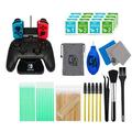 PowerA - Controller Charging Base for Nintendo Switch (Joy-Con + Wireless) - Black With Cleaning Manual Kit Bolt Axtion Bundle Used