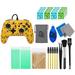 PowerA - Enhanced Wired Controller for Nintendo Switch - Pikachu Moods With Cleaning Manual Kit Bolt Axtion Bundle Like New