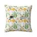 YFYANG Linen Pillow Cases (Without Pillow Insert) Blooming Daisies Pattern Decorative Throw Square Pillow Cover with Pockets for Bedroom Sofa Car Cushion Cover 20 x20