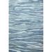 Maklaine Modern / Contemporary 7 9 x 9 9 Area Rug in Blue Finish