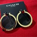 Coach Jewelry | Coach - Luxurious Look And Feel Hoop Earrings (Nwt) | Color: Gold | Size: Os