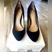 Coach Shoes | Nib + Never Worn: Authentic Coach Black Suede Heels Size 5.5 | Color: Black | Size: 5.5