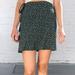 Brandy Melville Skirts | Brandy Melville Genevieve Skirt Wrap Floral Mini Green/White | Color: Green/White | Size: Xs