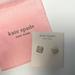 Kate Spade Jewelry | Kate Spade Small Square Stud Earrings, Opal Multi Glitter, Brand New With Tags | Color: Silver/White | Size: Os