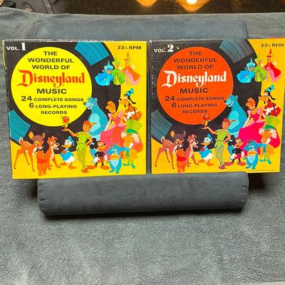 Disney Other | Vintage The Wonderful World Of Disneyland Music Records Volume 1 & Volume 2 | Color: Black/Yellow | Size: Os